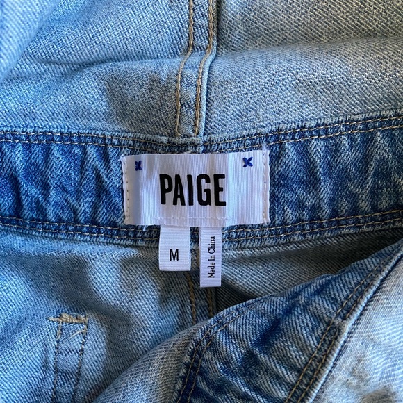 Denim overall shorts - Picture 2 of 3